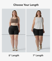 Halara UltraSculpt™ High Waisted Butt Lifting Tummy Control Shaping Training Plus Size Biker Shorts 5'' with Pockets