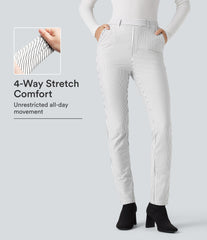 Halara Flex™ High Waisted Skinny Stripe Work Pants with Pockets